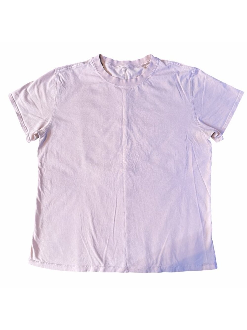 Lululemon Classic-Fit Cotton-Blend T-Shirt • Pink • Size 10? See Measurements